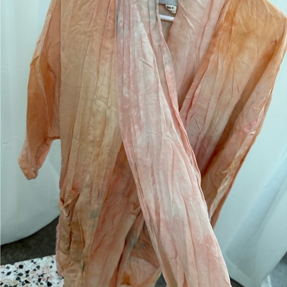 Vintage Hand Dyed Kimono Duster - Picture 6 of 9
